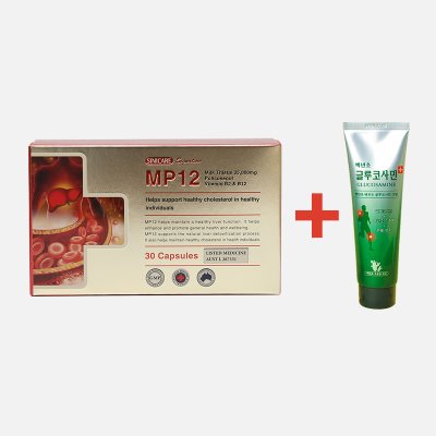 시니케어 MP12 시그니쳐 30캡슐(폴리코사놀12mg+밀크시슬35,000mg+비타민B2,12) 호주 콜레스테롤 개선 간건강
